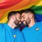 72 Pcs Pride Enamel Pins Bulk Rainbow LGBT Lapel Pins Gay Pride Heart Flag Brooch Pins Badge for Clothes Bags Backpack Hat Jacket Decoration